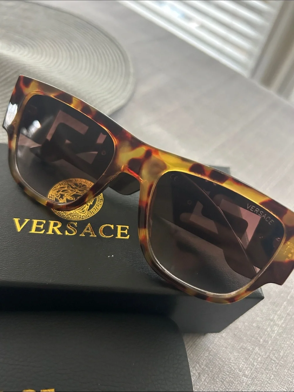 Versace bold tortoiseshell